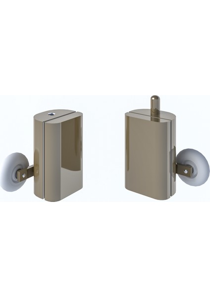 Bronze Rigel 6mm Füme Cam Dikdörgen Duşakabin