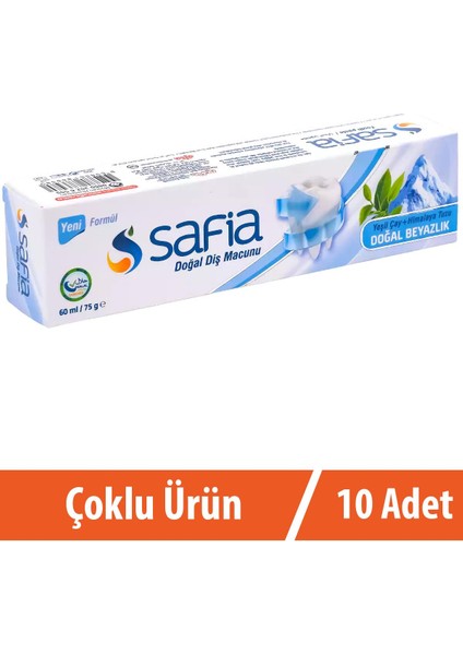 Diş Macunu Yeşil Çay ve Himalaya Tuzu 10 x 60 ml