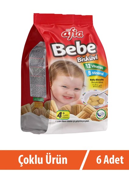 Bebe Bisküvisi Vitamin Katkılı 6X150 gr