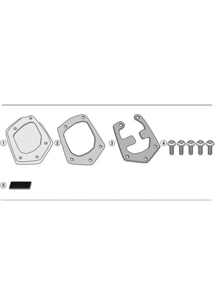 ES2145K Yamaha Tenere 700 (19-20) Yan Ayak Destek Kit