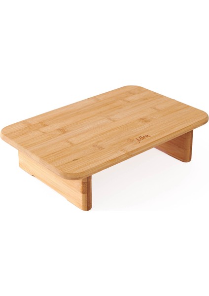 Mien Bambu Ayaklı Diktörtgen Kesme Tahtası - Bej - 34X22X9 cm fiyatları