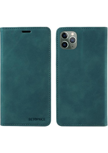 Iphone 11 Için Pro Max Manyetik Koruyucu Folyo Cüzdan Pu Deri Telefon Kılıfı (Yurt Dışından)