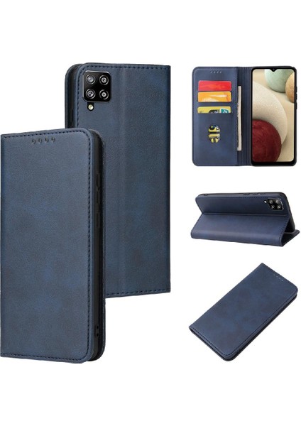 Samsung Galaxy Case 5g Deri Folio Flip Case Kart Ekleme Telefon Kılıfı (Yurt Dışından)