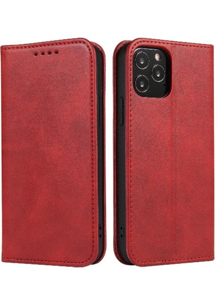 Iphone 15 Için Pro Max Kart Ekleme Deri Folio Flip Case Tam Telefon Kılıfı (Yurt Dışından)