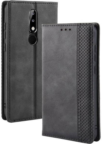 Nokia 5.1 Artı Cüzdan Manyetik Kapatma Pu Deri Için Telefon Kılıfı (Yurt Dışından) modelleri