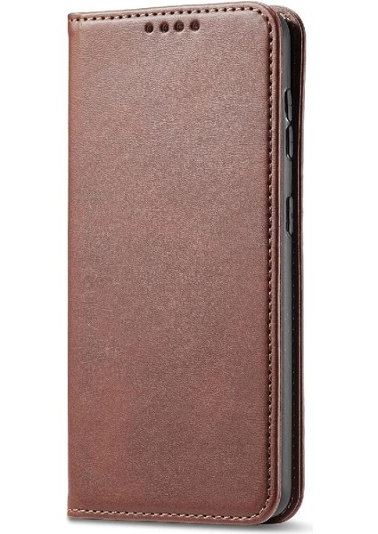 Bdt Shop Oppo A15/A15S Deri Folio Flip Case Kart ile Ekleme Için Telefon Kılıfı (Yurt Dışından)