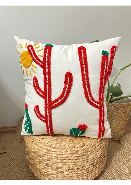 Punchhatolyesii Panch Punch Kaktüs Model El Yapımı Elemeği Ekrenk 43 x 43