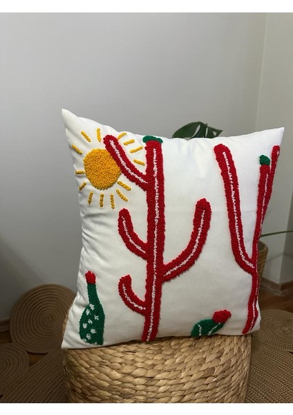 Punchhatolyesii Panch Punch Kaktüs Model El Yapımı Elemeği Ekrenk 43 x 43