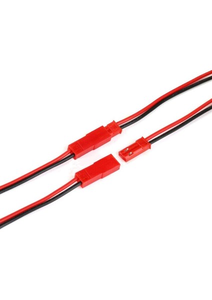 10 Adet Jst 2p Erkek ve Dişi Konnektör Kablo Takımı (10 Cm)