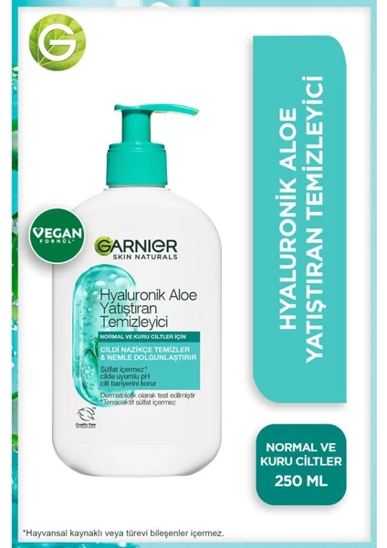 Hyaluronik Aloe Nemlendiren Ve Yatıştıran Temizleyici 250 Ml