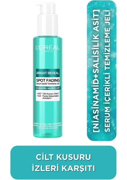 L'Oréal Paris  L'oréal Paris Bright Reveal Cilt Kusuru Izi Karşıtı, Serum Içerikli Temizleme Jeli Niasinamid+Salisilik Asit 150ml