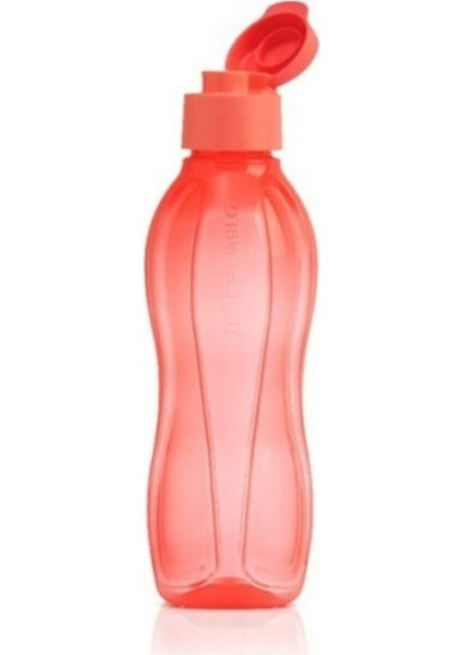 Eko Şişe 1 Lt Mercan Renk Sızdırmaz Tasarım ile Spor ve Ofis Kullanımına Uygun