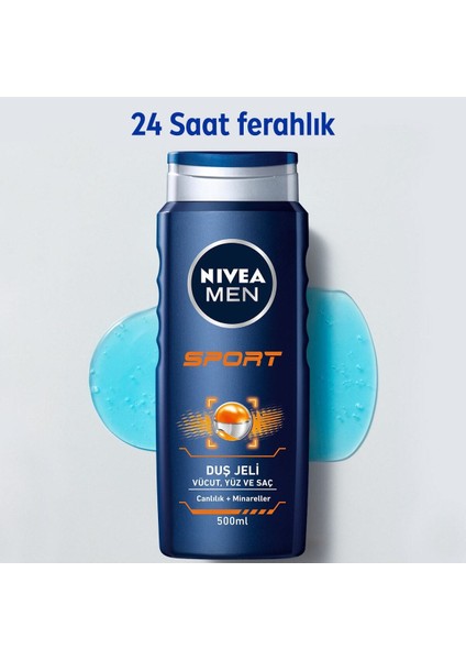 Men Sport Duş Jeli, Vücut,yüz ve Saç Şampuanı 500ML X3 Adet modelleri