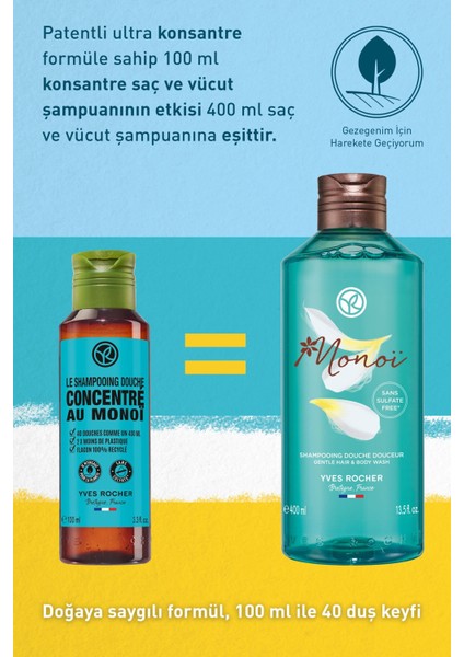 Monoi Konsantre Saç ve Vücut ŞAMPUANI-100ML