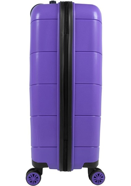Ultra Hafif Kırılmaz Silikon 3lü Set Valiz Mor+Etiket Hediyeli! fırsatları