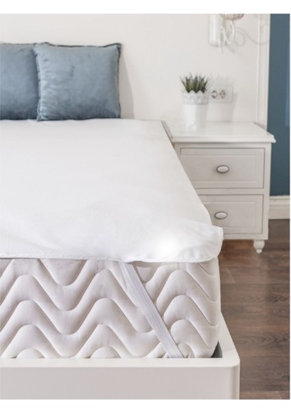 --Çift Kişilik --Sıvı Geçirmez Yatak Koruyucu, Alez, Pürüzsüz, Ultra Yumuşak ve Nefes Alır, Serinletici