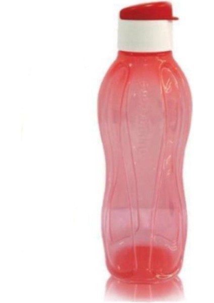 Eco Şişe 750 ml Kırmızı Beyazlı Kapaklı Matara Suluk Kolay Kapak Water Bottle modelleri