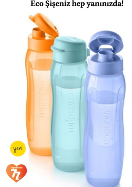 Eco Slim Şişe Kk 750ML 3'lü Set - Yeni Ürün 3 Renk 3 Adet fiyatları