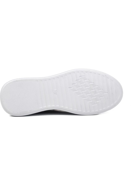 Jukov 102 22095 Siyah-Beyaz Deri Erkek Sneaker indirimleri
