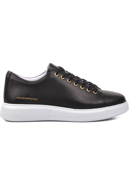 Jukov 102 22095 Siyah-Beyaz Deri Erkek Sneaker