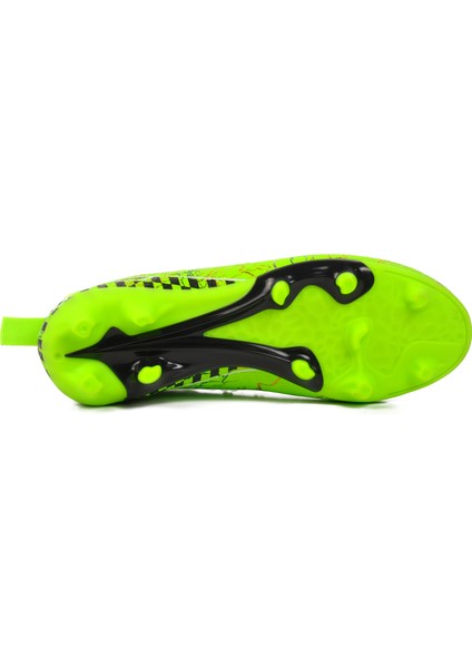 MK-241-F Neon Sarı Bağcıklı Çocuk Krampon