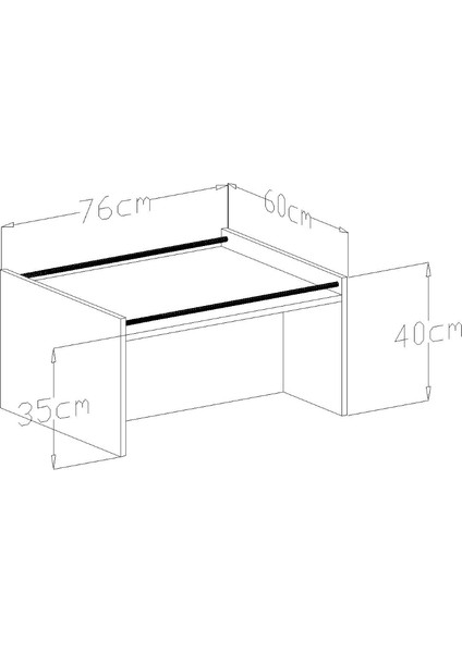 Lei Orta Sehpa 76 cm