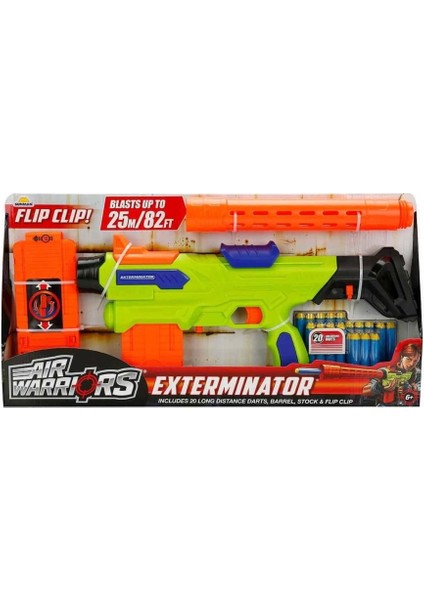 Nessiworld Air Warriors Exterminator Sünger Dart Atan Oyuncak