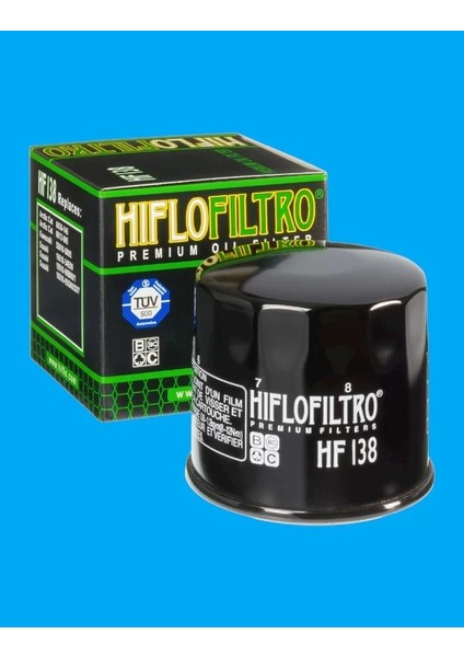 Suzuki (Hayabusa Gsx-R 1300 99-16)+ (B-King 1300 08-11) Hiflo HF138 Yağ Filtresi