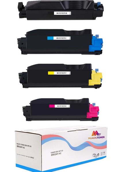 Kyocera Ecosys P6230CDN TK-5270 1 Takım Muadil Toner