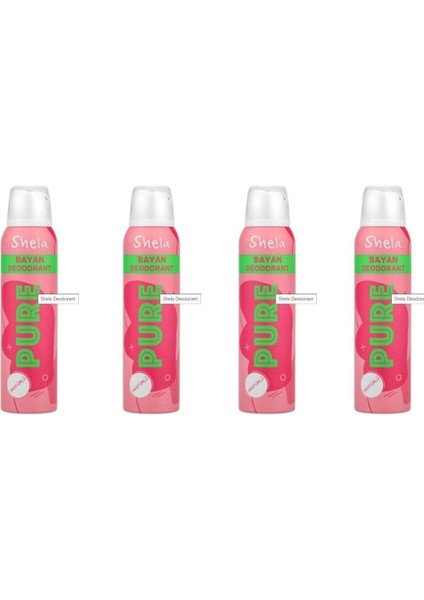 - 4'lü Ekonomik Set Deodorant