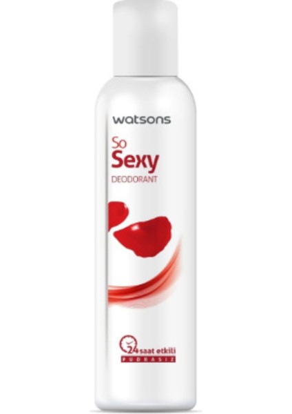 So Sexy Deodorant Sprey Pudrasız