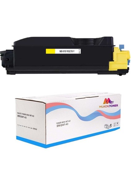 Kyocera Ecosys M6630CIDN TK-5270 Sarı Muadil Toner