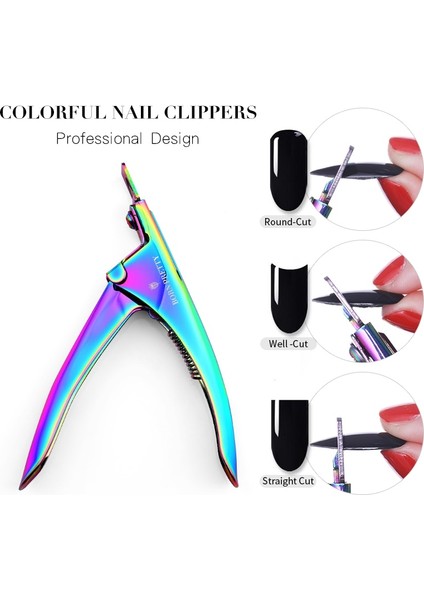 Doğan Pretty Profesyonel Tırnak Sanat Makası Yuvarlak Tip Yanlış Ipuçları Kenar Kesici Clipper Paslanmaz Çelik Çivi Makası Aracı (Yurt Dışından) modelleri