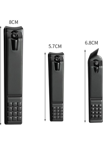 Profesyonel Paslanmaz Çelik Tırnak Makası Taşınabilir Siyah Tırnak Kesici Pense Pense Ayak Tırnağı Tırnak Manikür Giyotin Aracı (Yurt Dışından) modelleri