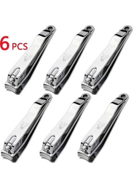 (6 Paket) Tırnak Makası Seti Paslanmaz Çelik Keskin Tırnak Kesici Görev Kavisli Kenar Yetişkin Erkekler Kadınlar Için Salıncak Dışarı Tırnak Temizleyici/dosya (Yurt Dışından)