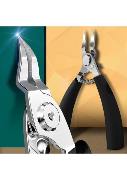 Ayak Tırnak Makası Tırnak Düzeltme Kalın Tırnak Batık Ayak Tırnaklarını Pense Ölü Cilt Tırnak Sanat Pedikür Bakımı Pense Kesici Makas Aracı (Yurt Dışından)