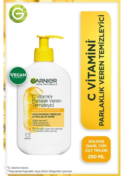 C Vitamini Parlaklık Veren Temizleyici 250 Ml