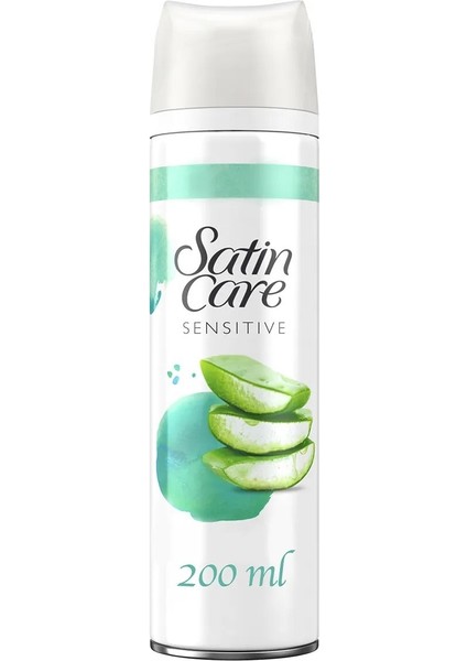 Satin Care Tıraş Jeli Hassas 200 ml Sensıtıve +2 Adet