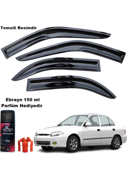Accent Mügen Cam Rüzgarlığı Yumurta Kasa 1995-2000 Arası 4 Lü Takım Koku Hediyeli fiyatları
