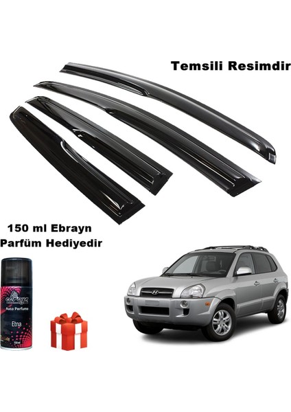 Hyundai Tucson Mügen Cam Rüzgarlığı 2005-2010 Arası 4 Lü Takım Koku Hediyeli