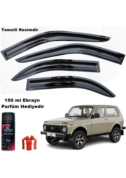 Lada Niva Mügen Cam Rüzgarlığı Tek Kapı Araç Tüm Kasalara Uyumlu 4 Lü Takım Koku Hediyeli fiyatları