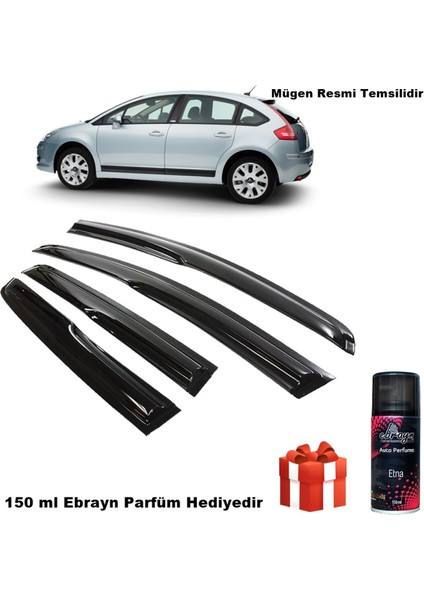 Citroen C4 Mügen Cam Rüzgarlığı Hb 2005-2010 Arası 4 Lü Takım Koku Hediyeli fiyatları