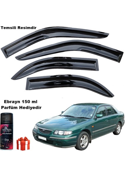 Mazda 626 Mügen Cam Rüzgarlığı Sedan 1992-1997 Arası 4 Lü Takım Koku Hediyeli fiyatları