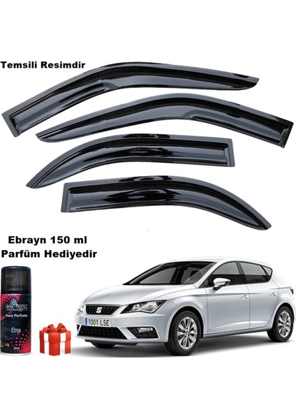 Seat Leon Mügen Cam Rüzgarlığı 2013 - 2020 Arası 4 Lü Takım Koku Hediyeli fiyatları
