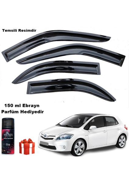 Toyota Auris Mügen Cam Rüzgarlığı 2007-2012 Arası 4 Lü Takım Koku Hediyeli