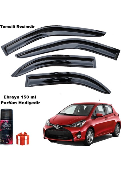 Toyota Yaris Mügen Cam Rüzgarlığı Hb 2012-2016 Arası 4 Lü Takım Koku Hediyeli fiyatları