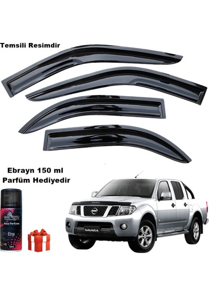 Nissan Navara Mügen Cam Rüzgarlığı 2006-2013 Arası 4 Lü Takım Koku Hediyeli fiyatları