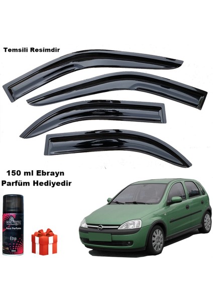 Opel Corsa C Mügen Cam Rüzgarlığı 2000-2006 Arası 4 Lü Takım Koku Hediyeli