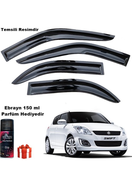 Suzuki Swift Mügen Cam Rüzgarlığı 2006 - 2011 Arası 4 Lü Takım Koku Hediyeli