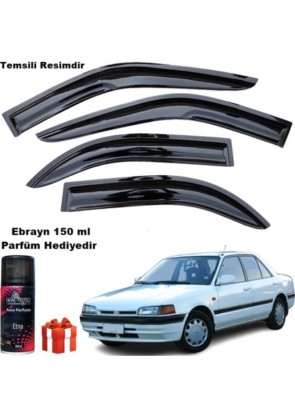 Mazda 323 Mügen Cam Rüzgarlığı Sedan 1990-1997 Arası 4 Lü Takım Koku Hediyeli